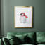 «Penguin Play II», toile encadrée de qualité supérieure - prête à être accrochée-319879827-319879831