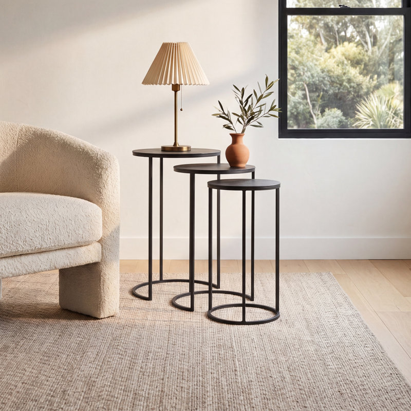 Addie Iron Top Nesting Tables