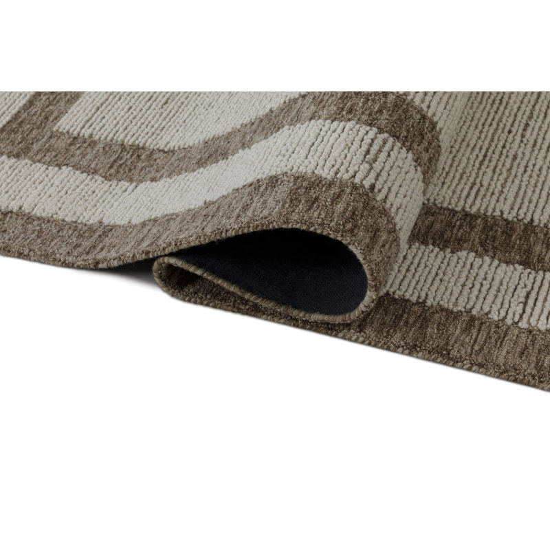 Malia Hand Tufted Wool Indoor Rug, Brown, 7'9x9'9