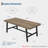 Rectangular Dining Table for 6-8, Modern Industrial Sturdy Table, Heat-Resistant-976274486