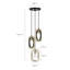 Luminaire suspendu géométrique 3 lumières grappe Huckaby