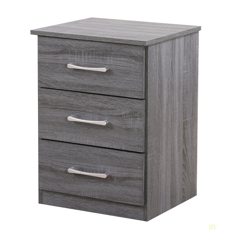 Table de chevet chic, Gris