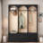 Farmhouse Wooden Style Hall Tree With Arched Design, Bench, 8 Retro Hooks, And 3 Drawers-1745240814