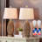 27” Natural Rattan Table Lamps Set of 2