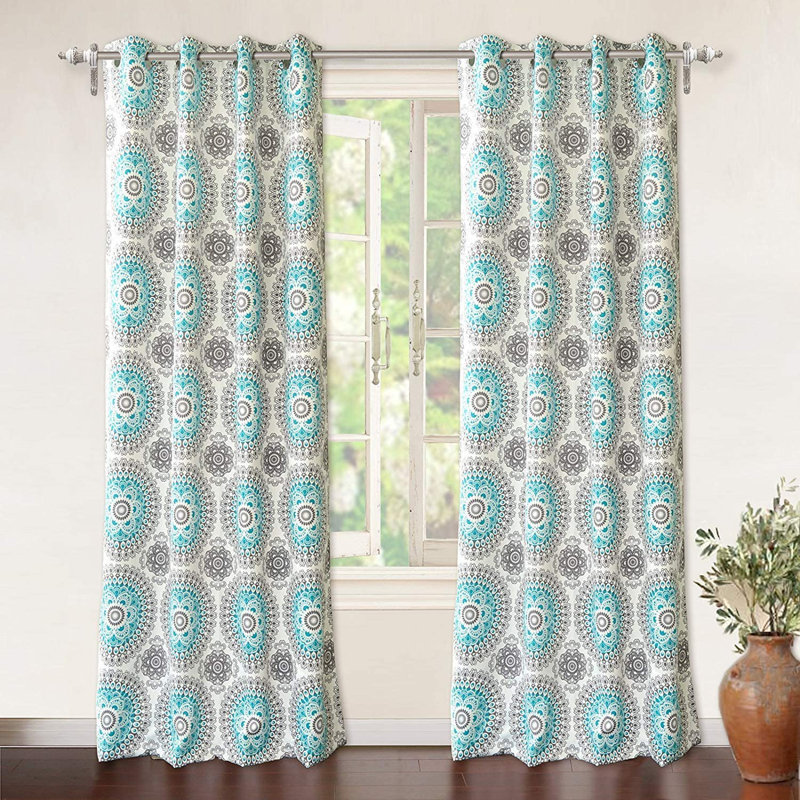 Room Darkening Curtain Pair, 52" W x 96" L