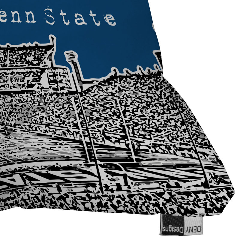 Oreiller de jet Bird Ave Penn State University, 16" x 16"