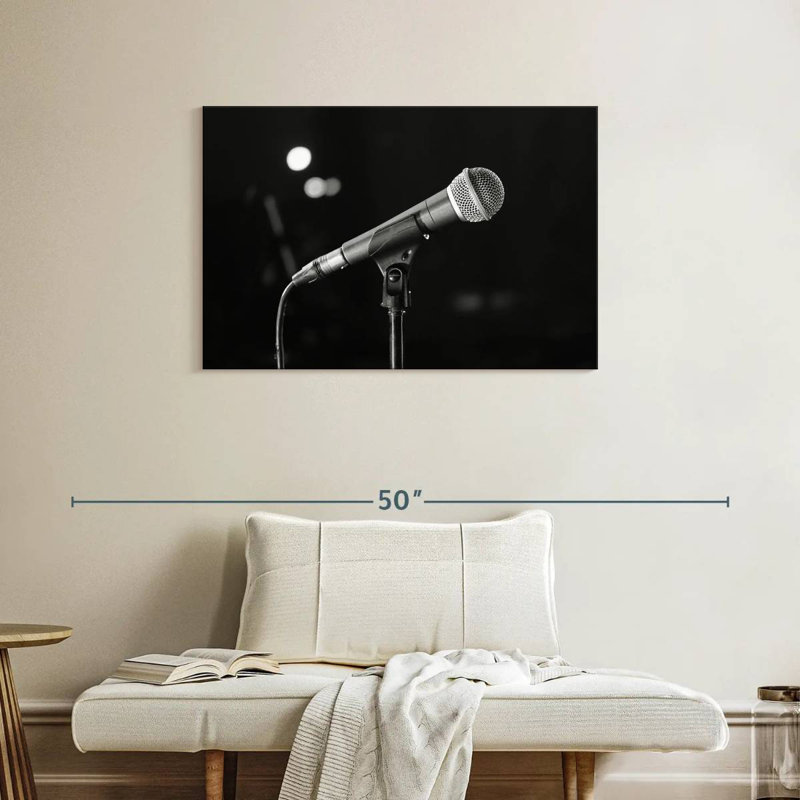 Abarca Microphone, 24" H x 36" W