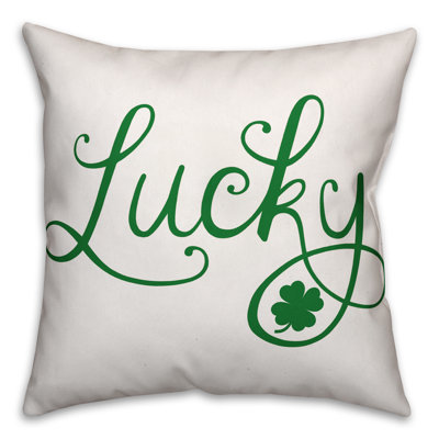 Polka Dots Reversible Throw Pillow