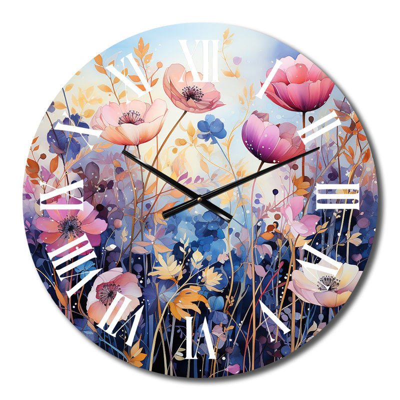 Horloge murale en métal, Moyenne