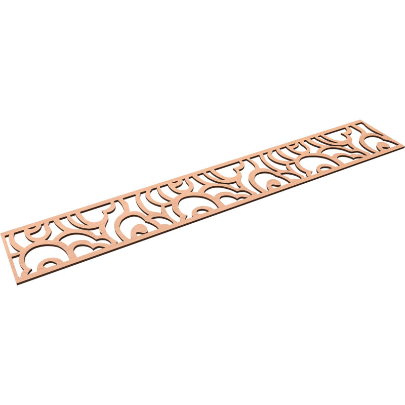 Moulure de panneau Springfield, H 8 po x l 46,625 po x P 0,375 po, Aulne
