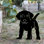 Elegant Black Metal Decorative Garden Object, 15.8 x 13.0 Inches | 100% Durable Metal, Thickness: 0.06 Inches | No Assembly Required, Perfect for Outdoor Decor & Enhancing Garden Aesthetics