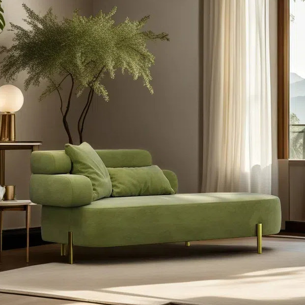 Creative simple fashion casual lazy chaise lounge, Left Hand Facing