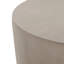 Table d'appoint d'extérieur ronde en U MGO, gris clair
