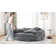 Oversized Bean Bag Sofa - Large Round Loveseat With Pillows