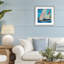Voiliers expressifs sur des vagues, reproduction encadrée sous verre, design par Beth A. Forst-263266122-263266126