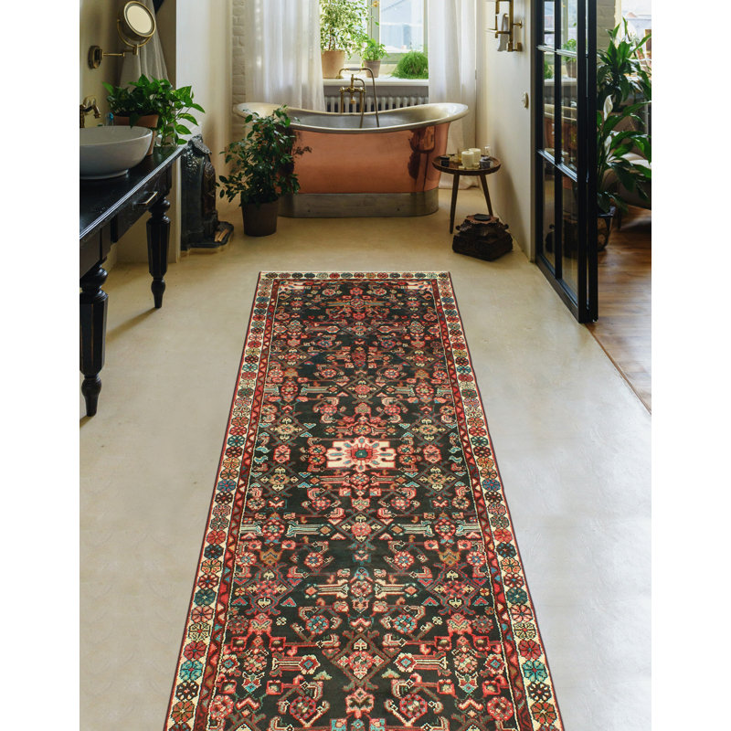 Tapis de couloir gris anthracite Khrystopher