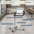 Adjustable Height 29" Rolling Laptop Cart-3509841