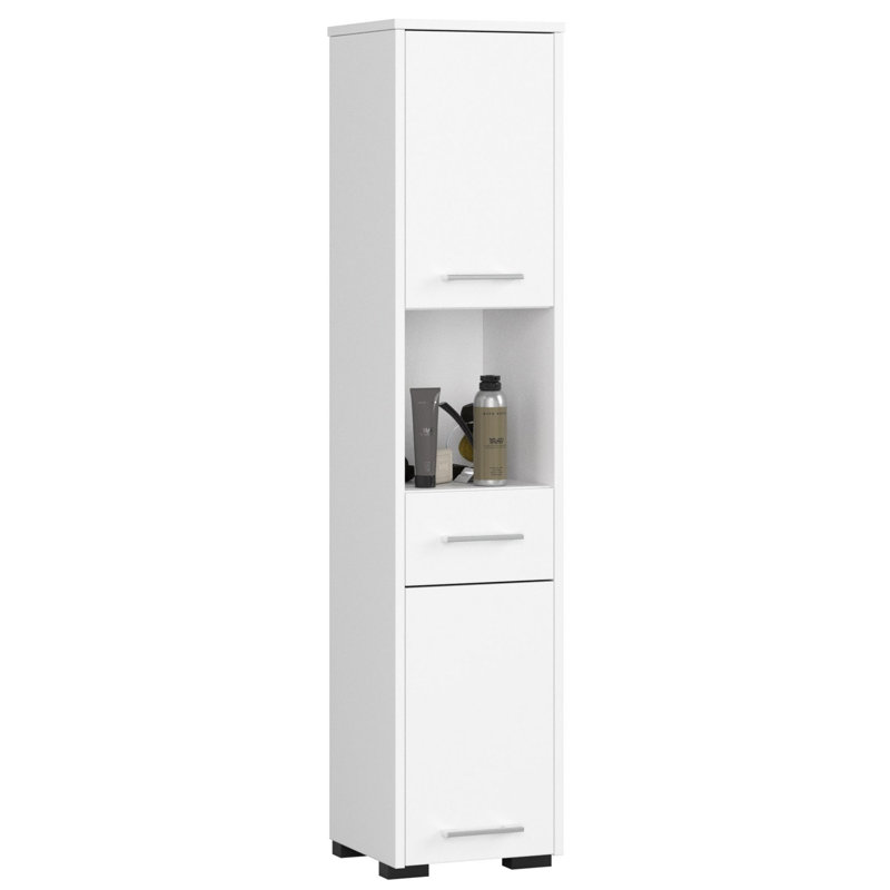 Floreta Linen Cabinet, White