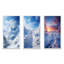 «Winter Snowy Peaks», 3 pièces sur toile-1475124106-1475124110
