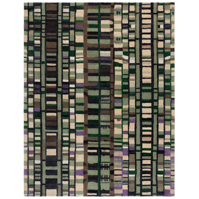 Labay Rodeo Drive Hand Tufted Performance Geometric Rug