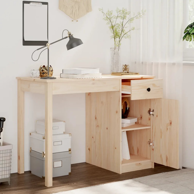 Kitina Solid Wood, Light Brown