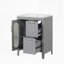 Meuble-lavabo 24 po avec lavabo, meuble-lavabo 24 po avec deux tiroirs et porte-1176545380
