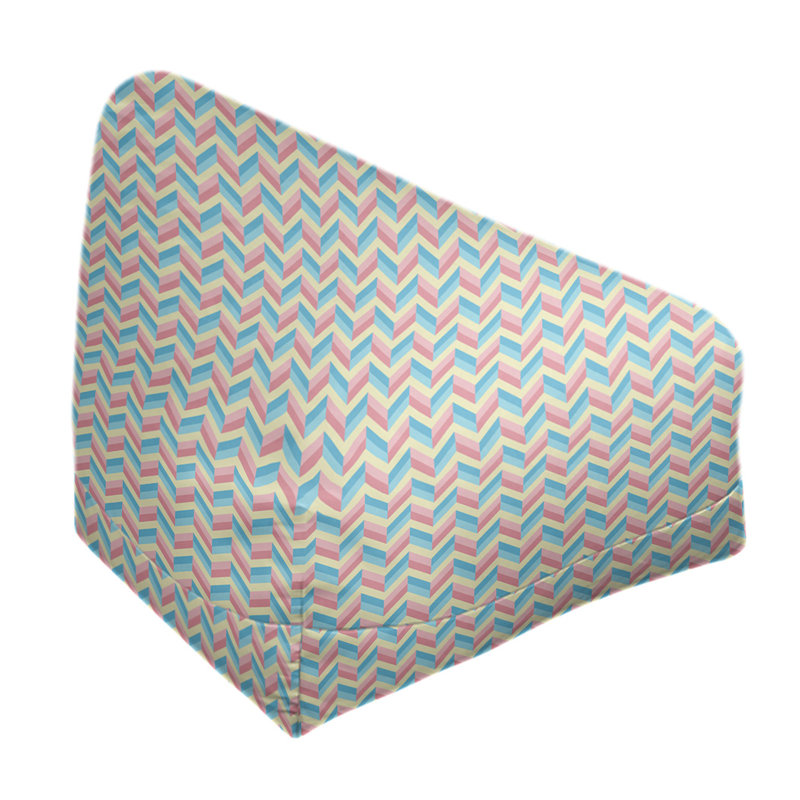 Petite chaise à sacs à billes & Leffel, H 86 po x L 2 po x P 43 po, Bleu / rose, Pas de bourre