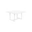 Pavia 48" Power Coated Aluminum Dining Table-835512078