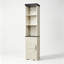 Grande armoire de rangement avec 5 tablettes pour le salon de la chambre à coucher-137629855