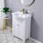 24" Modern Free-Standing White Single Bathroom Vanity