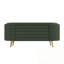 Banc en chenille avec rangement rabattable et pieds en métal-721874241