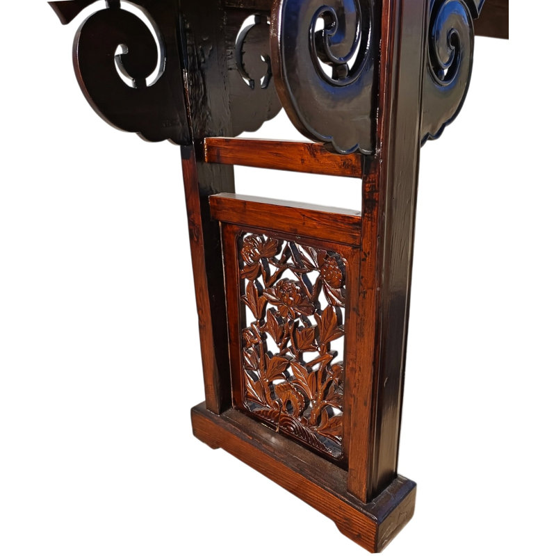 99.2 in. Solid Wood Console Table