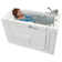 Baignoire combinée en acrylique avec robinet 52 po x 26 po