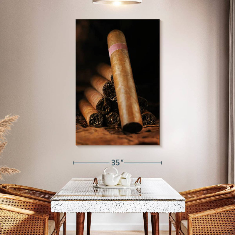 Senne Stacked Cuban Cigars, 45" H x 30" W