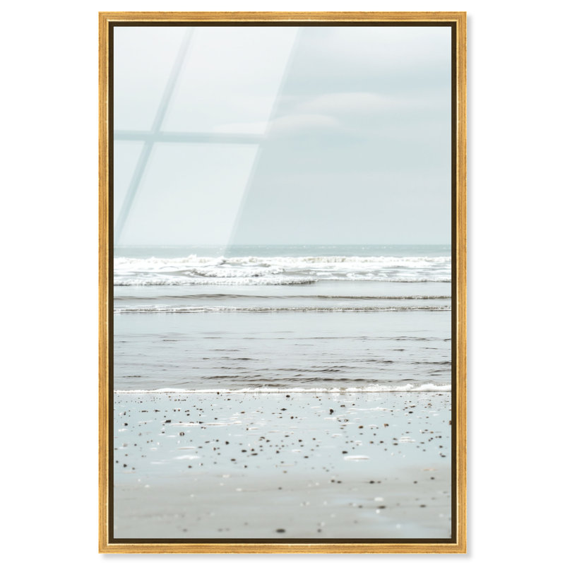Art mural côtier Mute Sea, impression encadrée par Art Remedy, cadre blanc, 10 x 15, H 16 po x l 11 po, White Frame