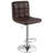 Swivel Upholstered Adjustable Height Counter Stool with Metal Frame-1115166551-1115289637