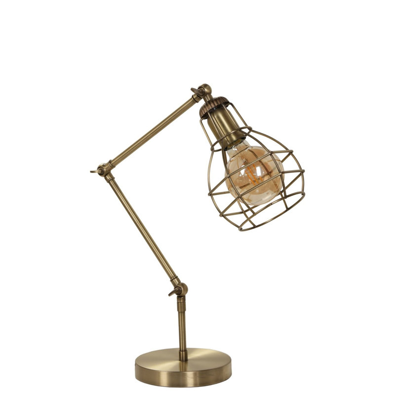 Lampe de bureau 17,72 po Mcbrayer, Laiton