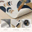 Tapis de cuisine lavables antidérapants Abstract Swirl
