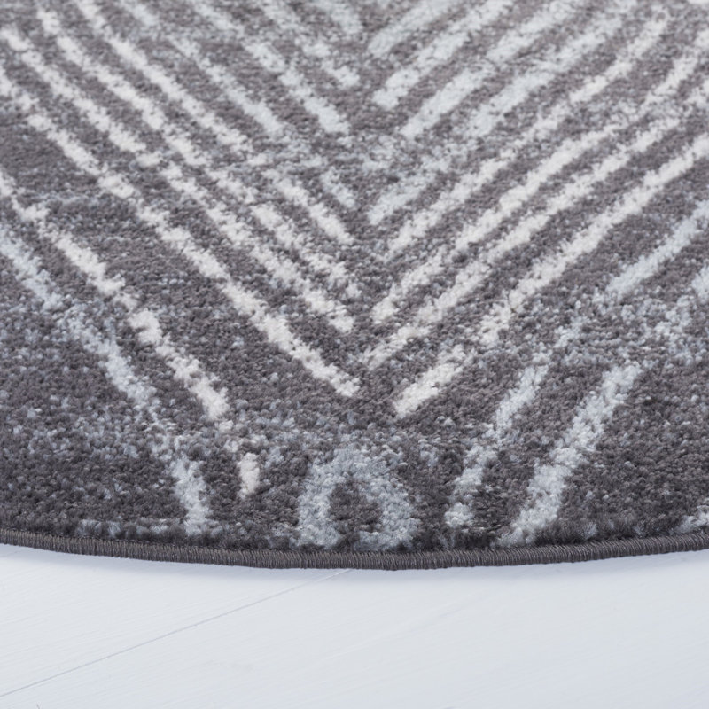 Brynlea Performance Chevron Rug, Square 6'7"