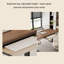 Bureau électrique à hauteur réglable 78,74 po couleur noyer-1575013200