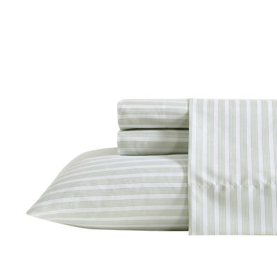 Nautica Beasley Stripe Green Cooling Sheet Set