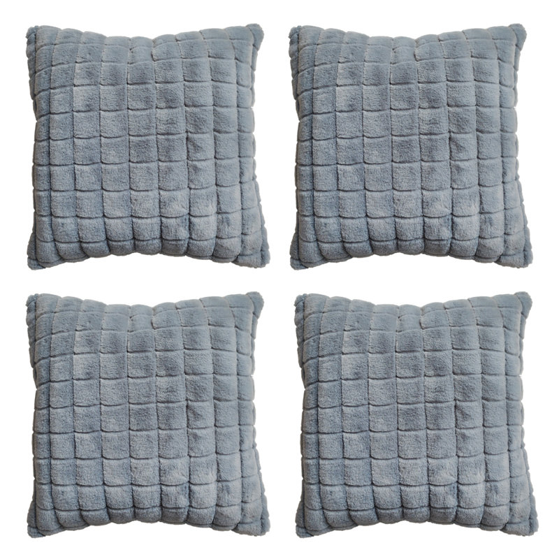 Abiral Square Cushion, Grey