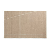 Collet Wool Area Rug in Oat/Ivory