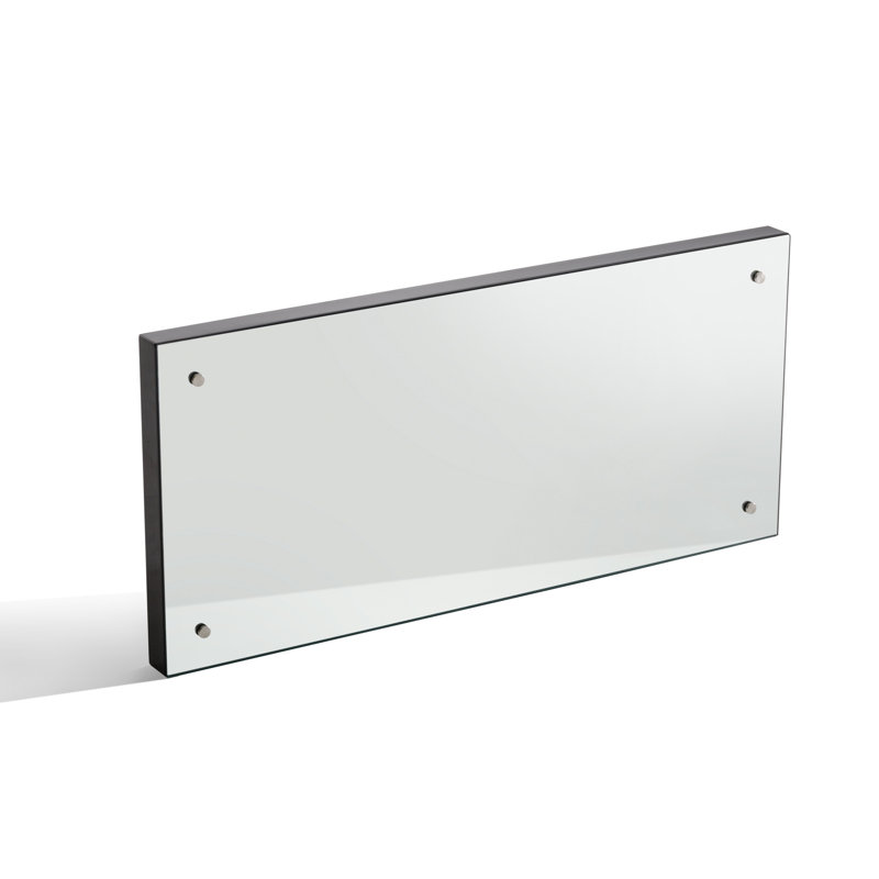 Miroir de commode rectangulaire moderne & Alvaro, Noir
