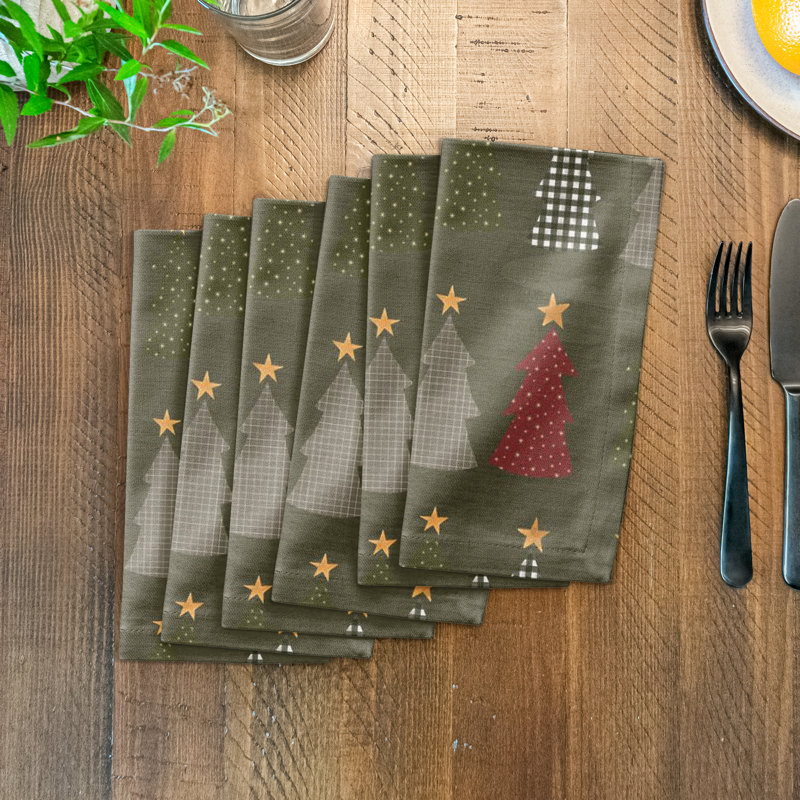 Serviette en coton 10 po Divith, Vert