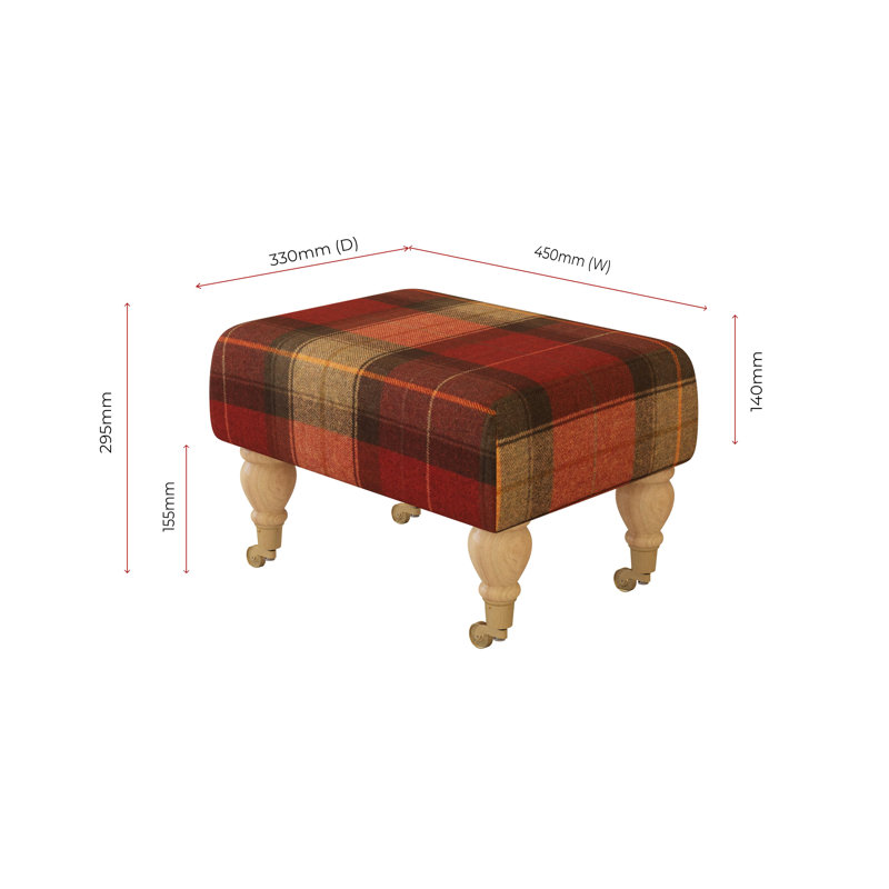 Manufactured Wood Accent Stool, Natural