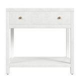 Nora 30 in. W Wood 1 Drawer Wide Nightstand with Shelf