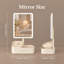 Plastic Rectangle Freestanding Vanity Mirror