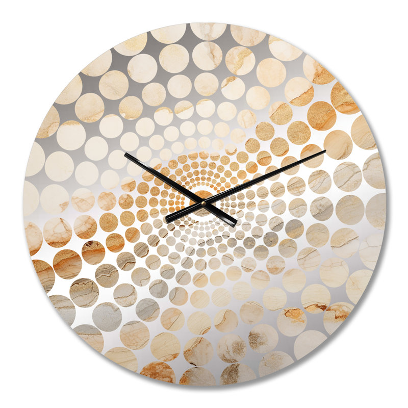 Horloge murale Avyaan, Petit, Sandstone Marble