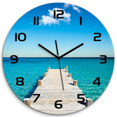 Jernoris Glass Wall Clock